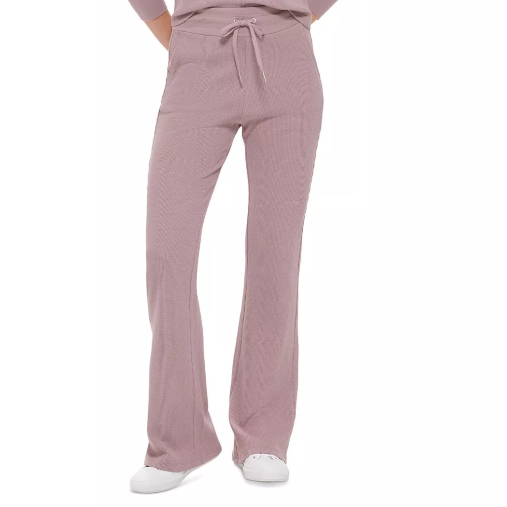 Calvin Klein Performance Women’s High Rise Drawstring Flare Pants - Picture 5 of 6